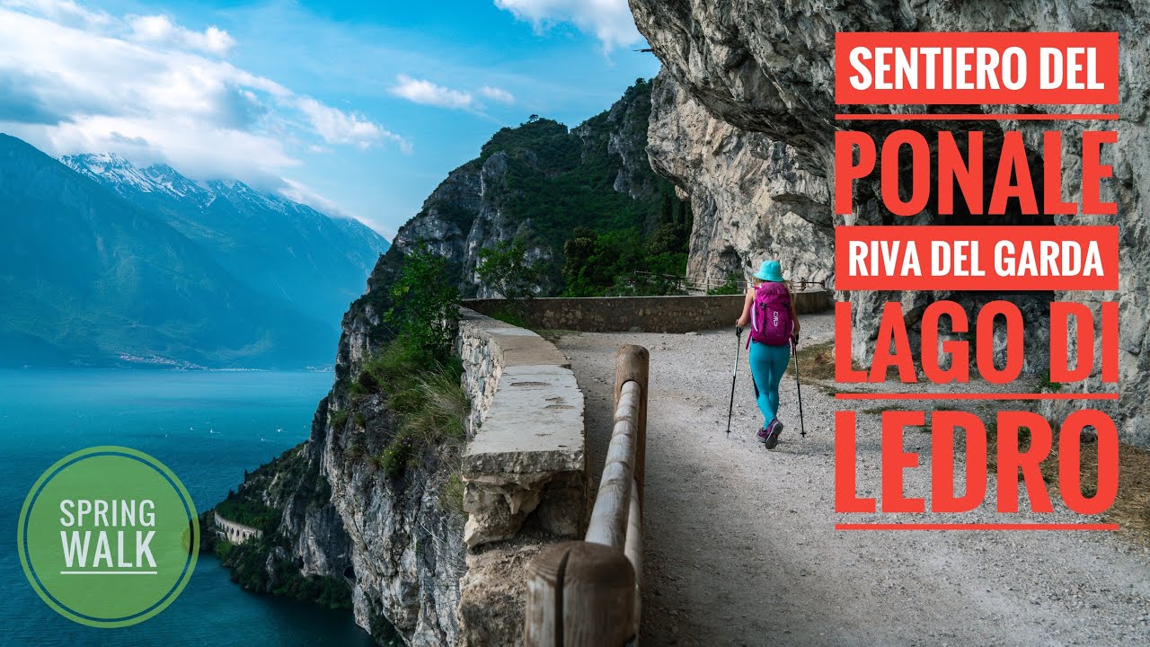 Sentiero del Ponale, da Riva del Garda al Lago di Ledro, Garda Trentino