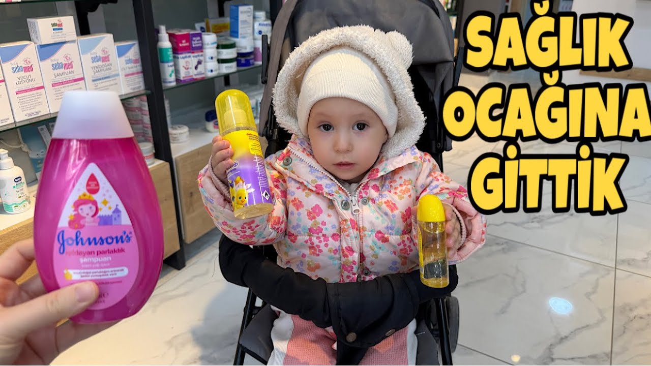 ASEL MİRA İLE SAĞLIK OCAĞINA GİTTİK DOKTOR ŞURUP VERDİ !! 