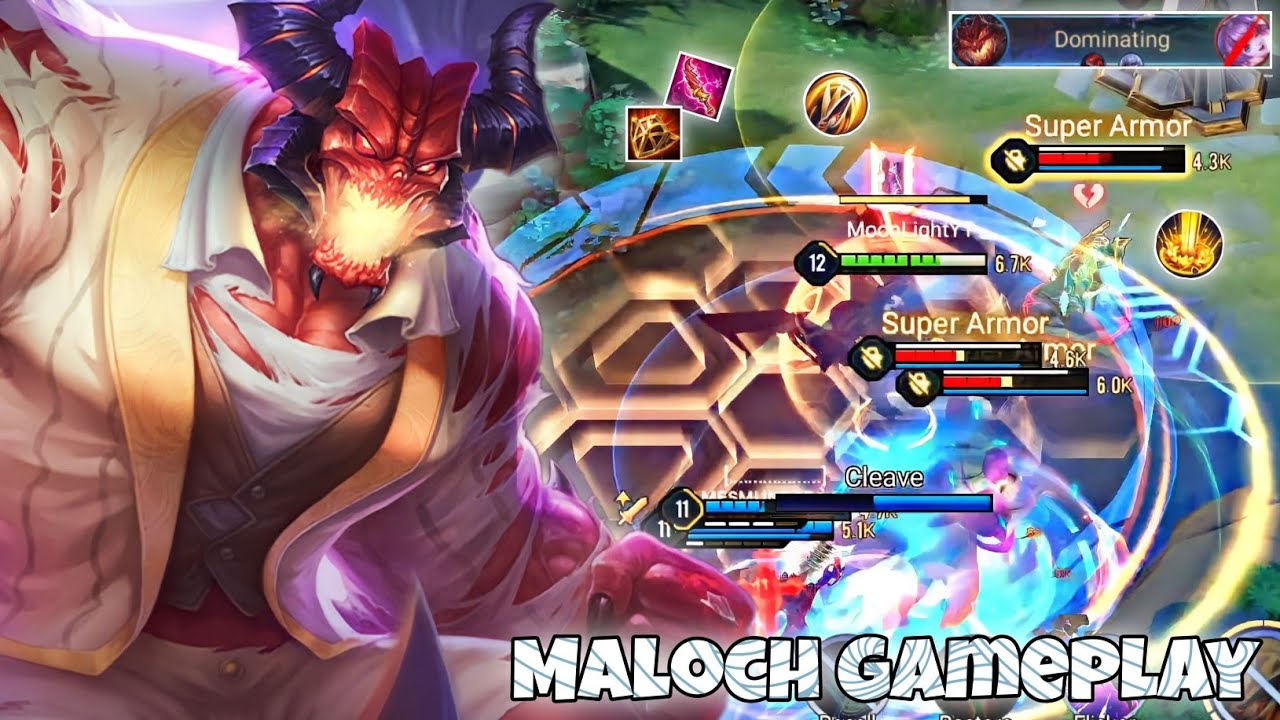 Maloch Slayer Lane Pro Gameplay | Lord of True Damage | Arena of Valor Liên Quân mobile CoT