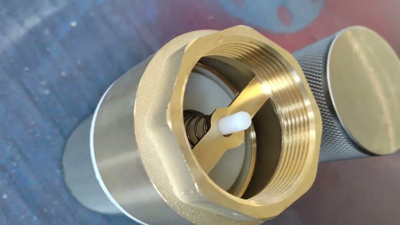 brass foot valve