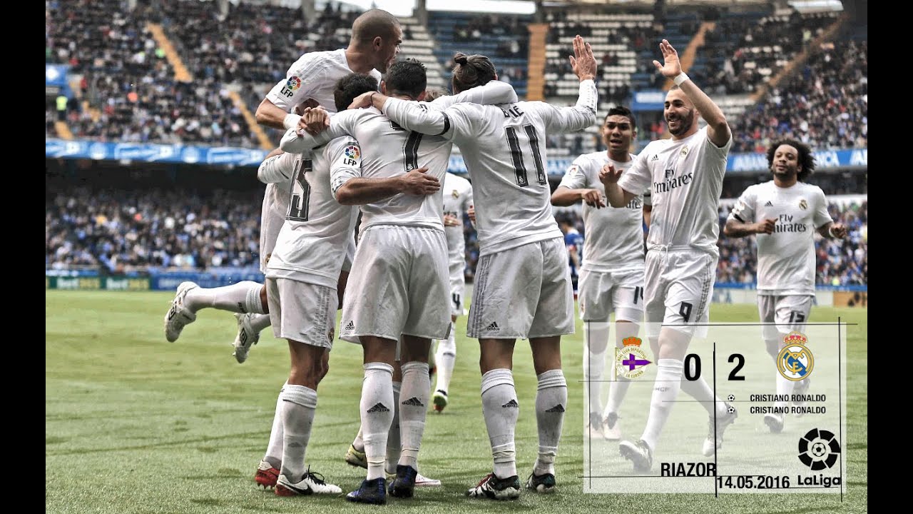 Deportivo 0-2 Real Madrid (La Liga 2015/16, matchday 38)