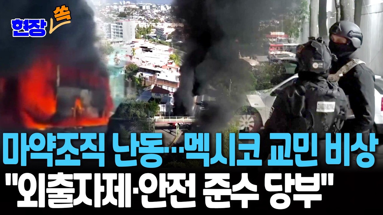 '마약 카르텔 난동' 멕시코 교민 비상 