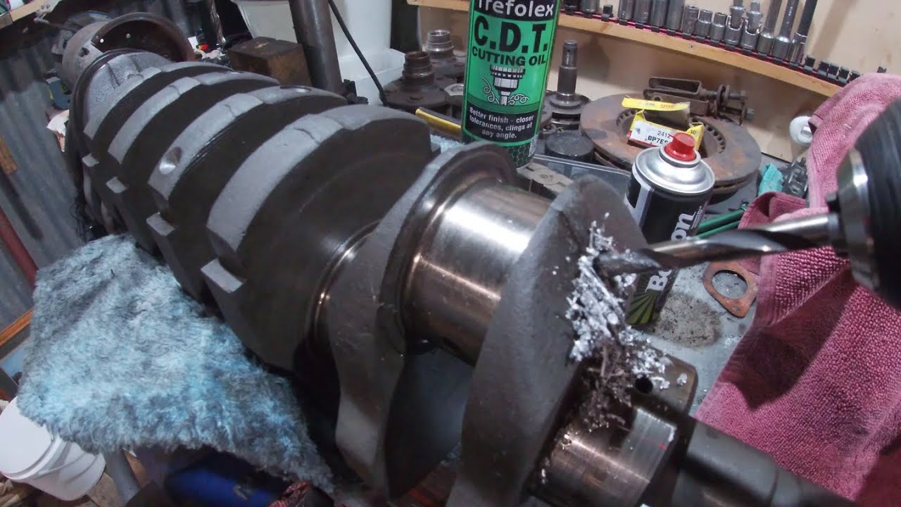 Alfa Romeo Nord 2 litre Crankshaft Oilway Drill & Clean