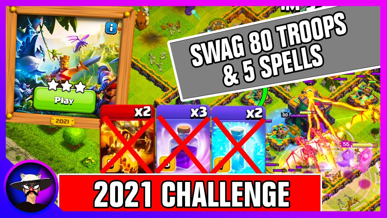 Easily 3 Star 2021 Challenge | How to Complete 10th Anniversary Challenge | Clash of Clans