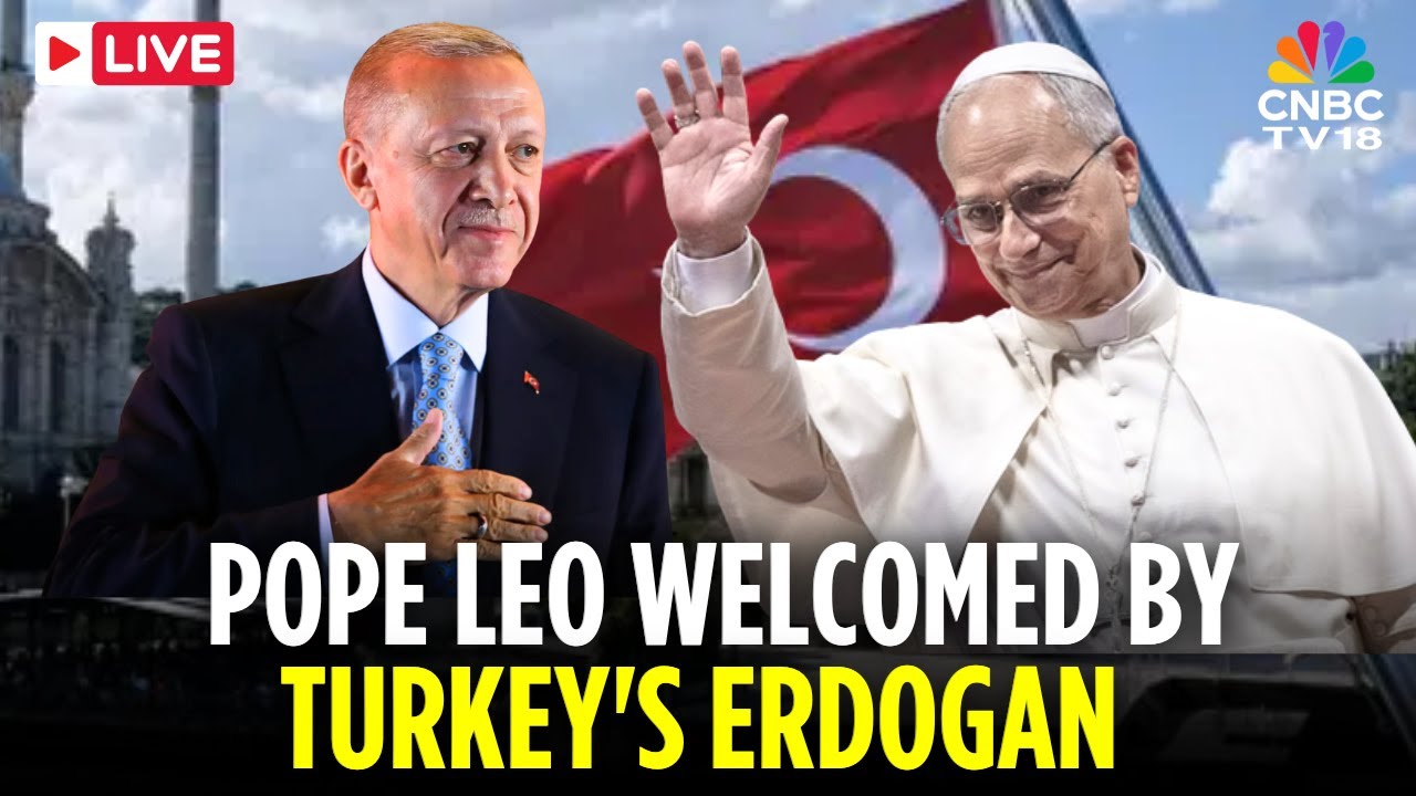 Türkiye LIVE: Pope Leo Welcomed by Turkey's Erdogan at the Presidential Palace in Ankara | N18G