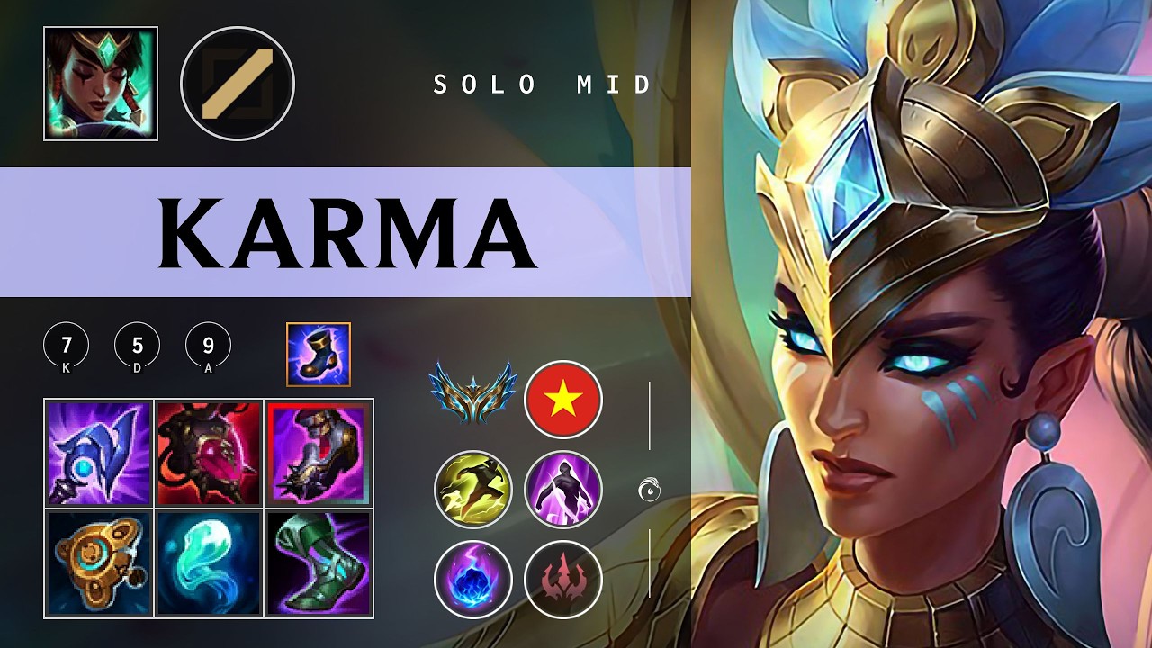 Karma Mid vs Anivia - VN Challenger Patch 26.04