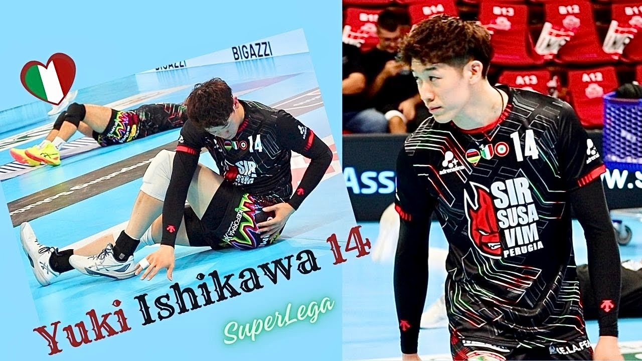 イタリアSuperLega 開幕・最強ペルージャで頑張る石川祐希選手のウォームアップ