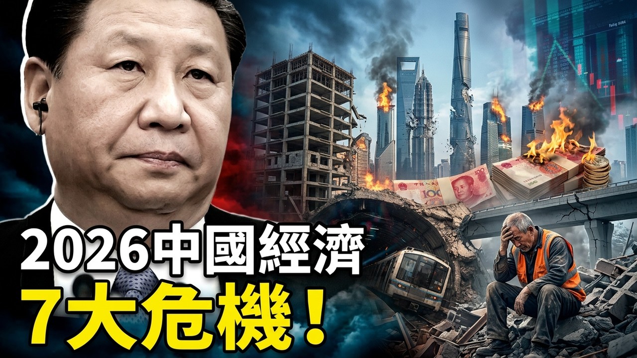 2026中國經濟“七合一”漩渦：工業內卷至死、外資戰略撤離、人口坍塌無解。當增長神話終結，我們正在見證歷史性的轉折點！｜房地产｜养老金｜中产阶级 ｜内卷｜供应链转移