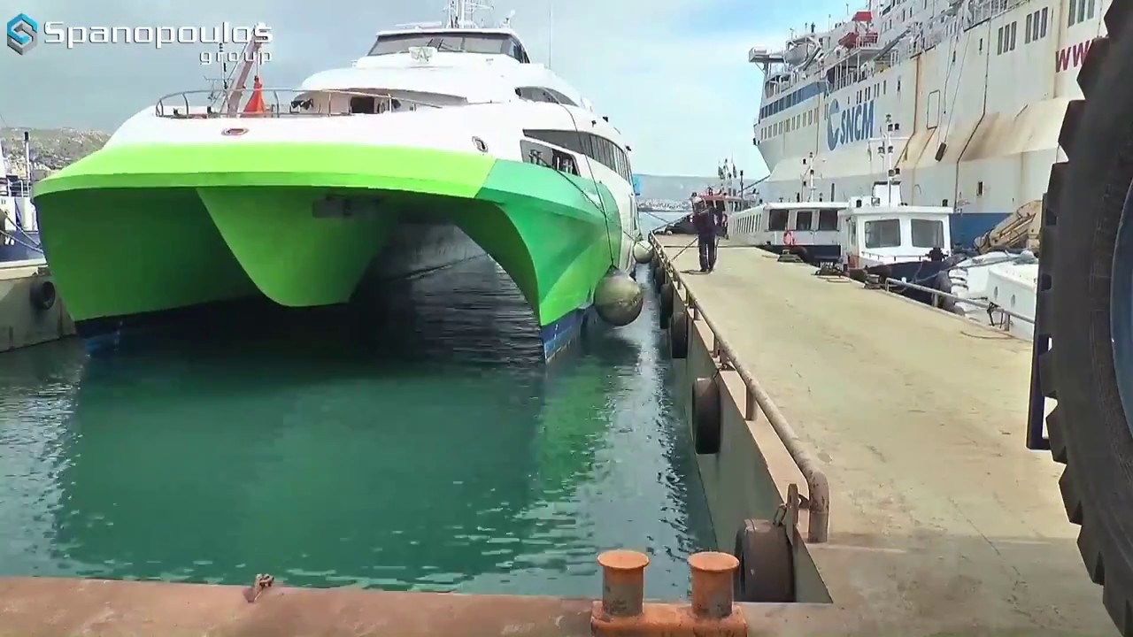 DRY DOCKING OF FLYING CAT 4 High Speed Craft