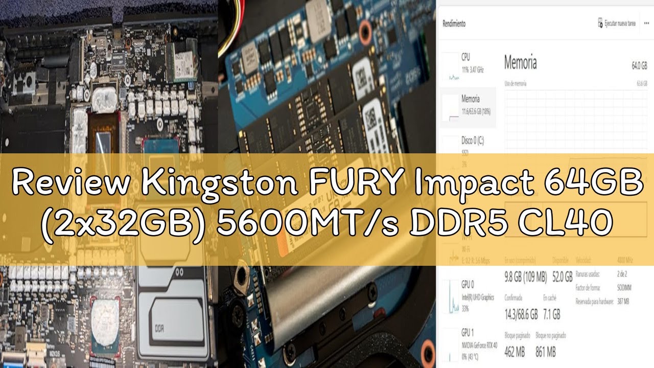 Review Kingston FURY Impact 64GB (2x32GB) 5600MT/s DDR5 CL40 Laptop Memory Kit of 2 | Lower Power Co