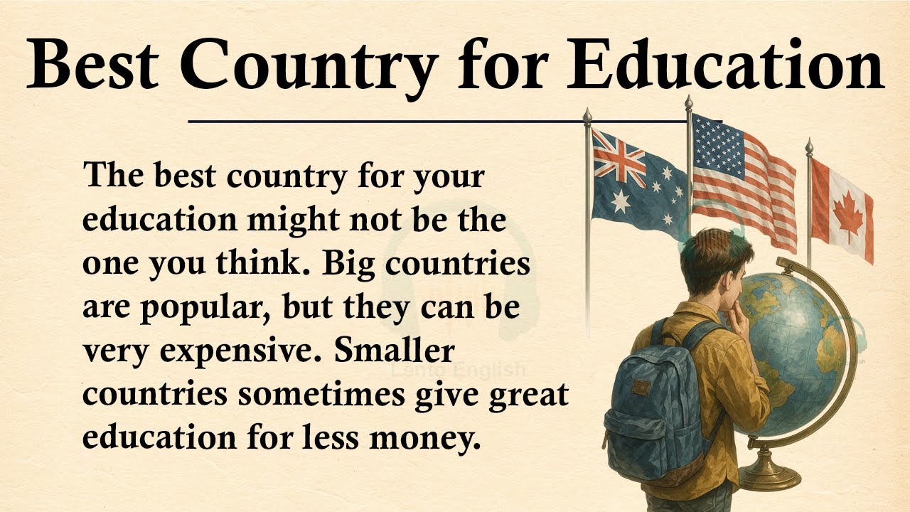What is the Best Country for Education || 🎓📕Learn English Through Story Level 3 || Graded Reader 🎧
