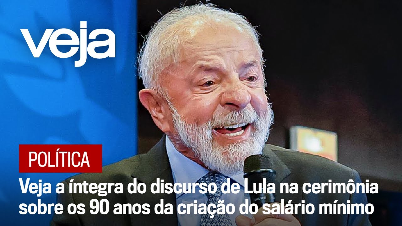 Veja a íntegra do discurso de Lula na cerimônia sobre os 90 anos da criação do salário mínimo