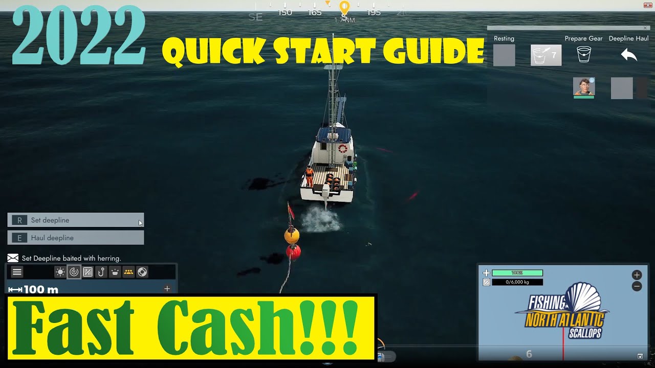 Fishing North Atlantic HARD Level - Quick Start Guide - Fast Cash Part 1