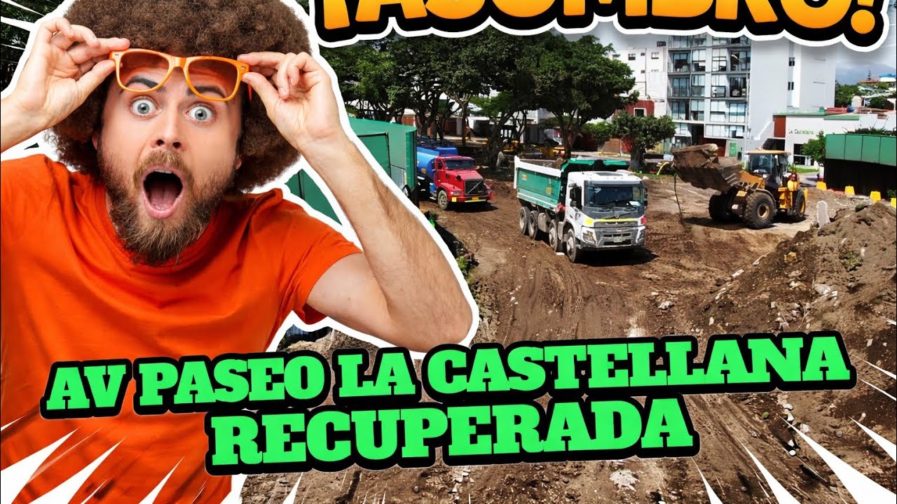 👉 ¡IMPACTANTE! AV PASEO LA CASTELLANA YA ES OTRA – MAQUINARIA TRABAJA SIN PARAR