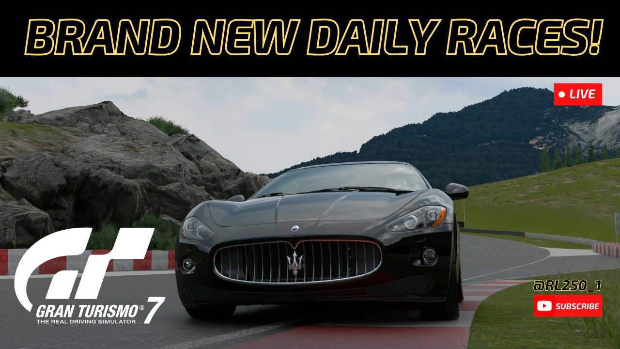 🔴LIVE: Gran Turismo 7 - Brand New Daily Races First Look!