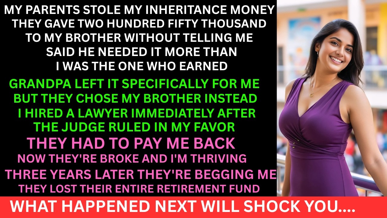 My Parents Gave My Inheritance To My Brother — What I Did Next Changed Everything