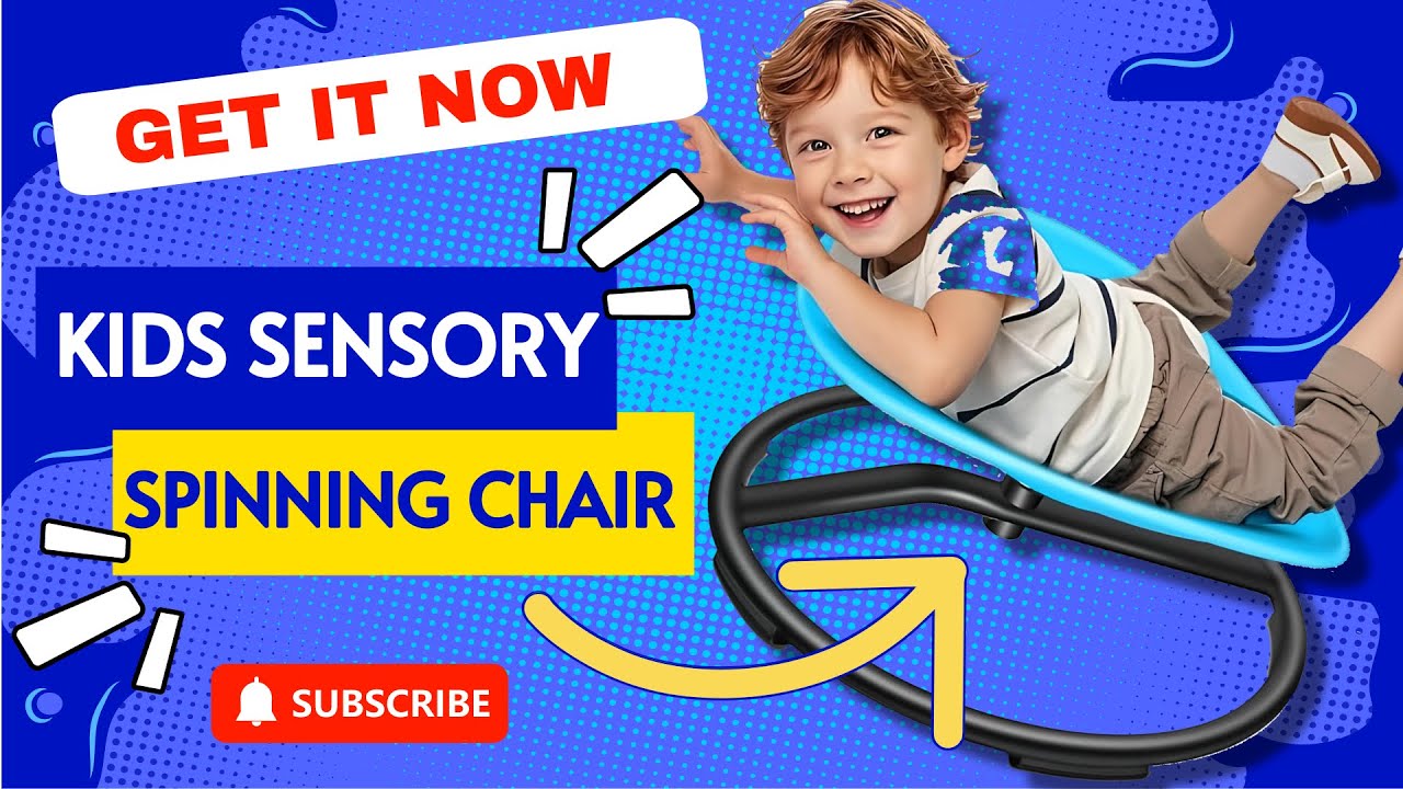 Help Your Child Thrive with the Kids Sensory Swivel / Spinning Chair