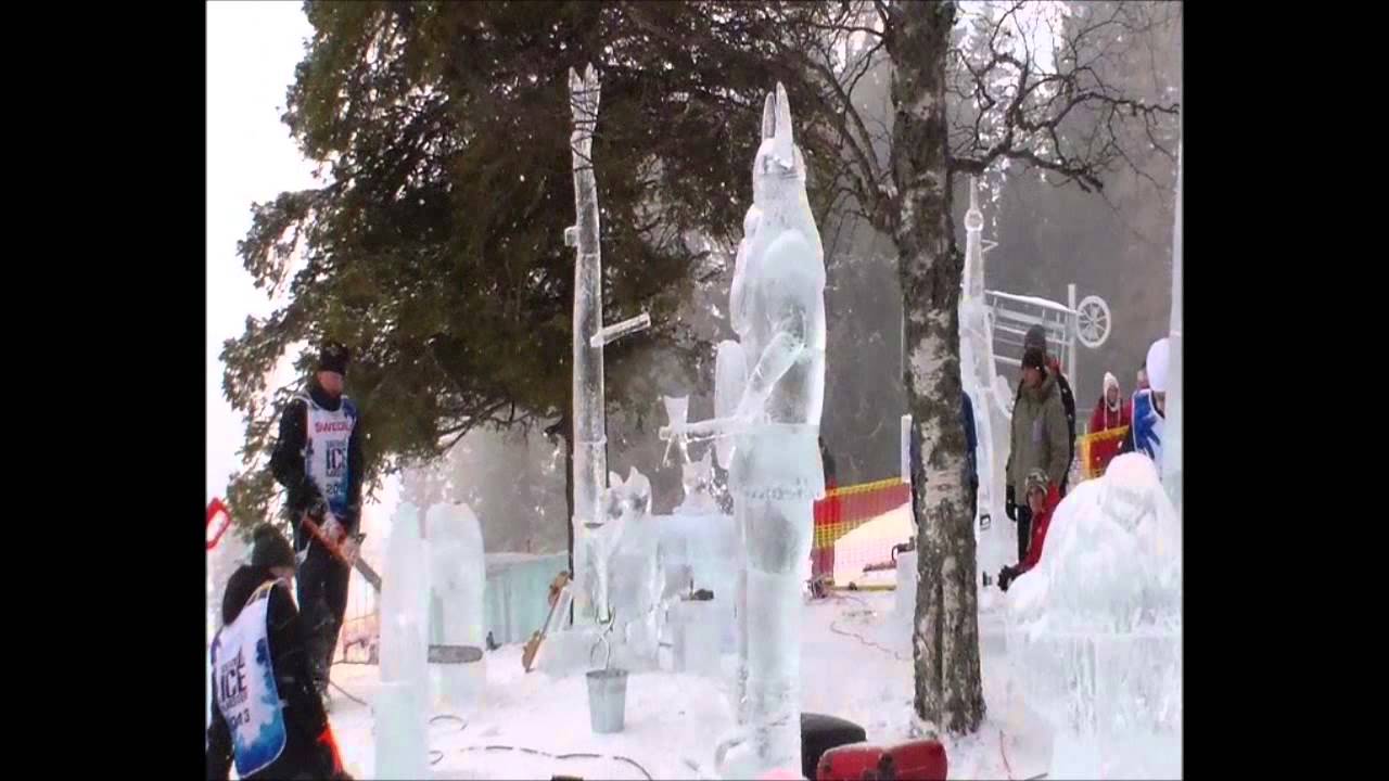 Ľadove sochy Hrebienok 2013