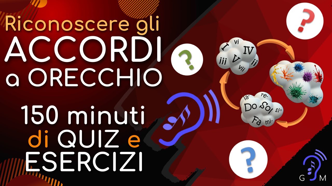 150 minuti di QUIZ : riconoscere gli ACCORDI della SCALA ARMONIZZATA a ORECCHIO
