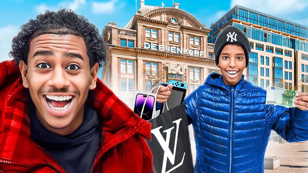 Ik Gaf &euro;100 Aan Mijn Neefje Van 12..💰(Experiment)