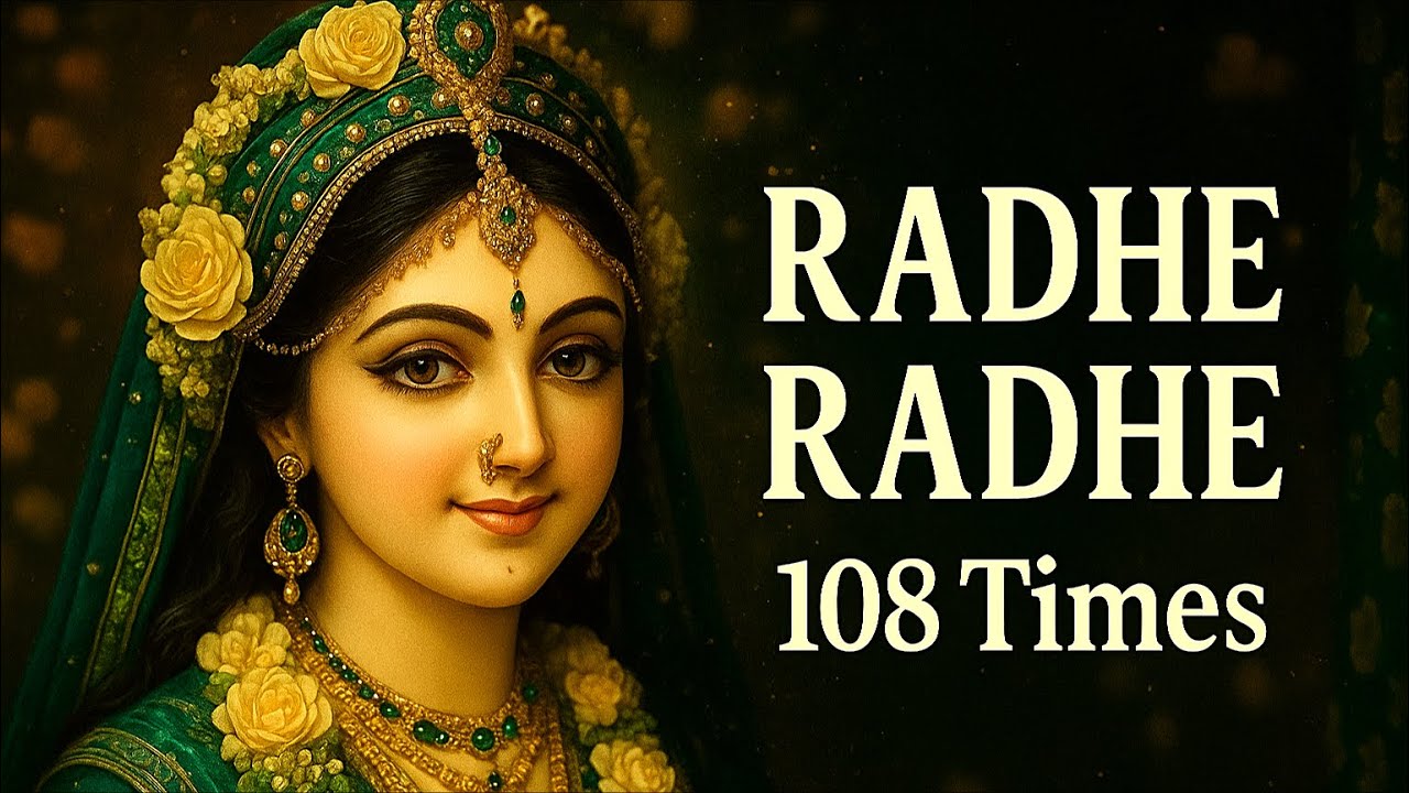 🌸 Radhe Radhe Naam Jaap 108 Times | Radha Rani Chanting | Powerful Meditation | Bhakti Mantra 2025