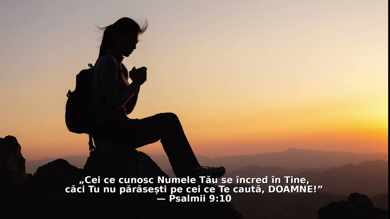 Cei ce cunosc NUMELE TĂU se încred în TINE