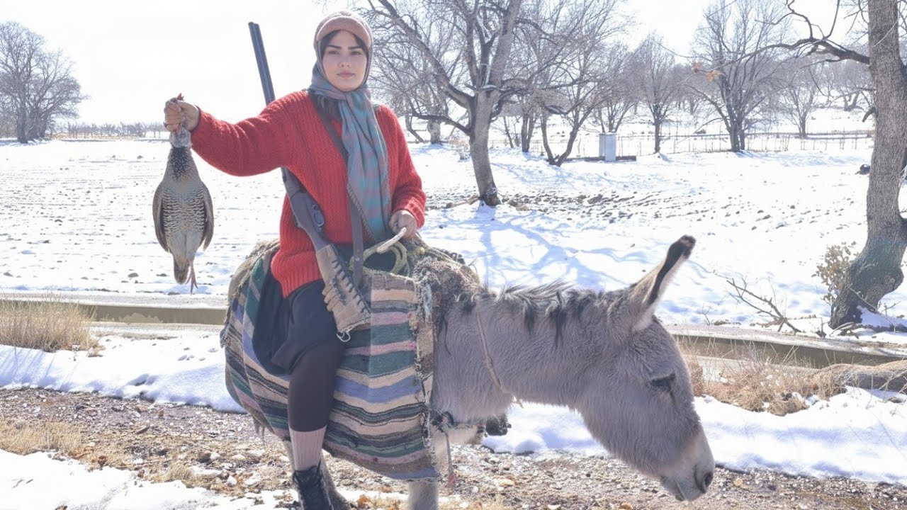 Village Life in Iran | Donkey Travel, Roasted Chicken & Traditional Tea