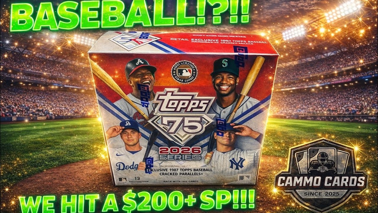 Our First Baseball Box Was Such A Fun Video!!! 2026 Topps Series 1 MEGABOX!! 