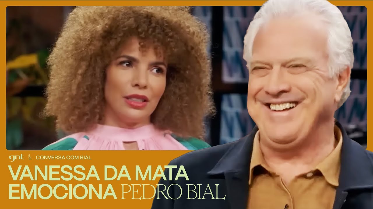 Vanessa da Mata surpreende Pedro Bial, fala da 