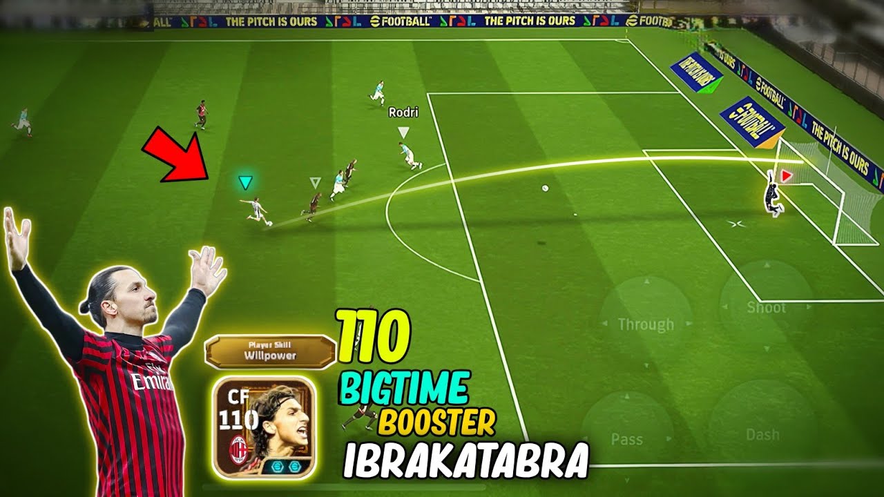 Omg! The lion himself with new skill (Willpower +phenomenal finishing) 🔥 zlatan Ibrahimovic bigtime