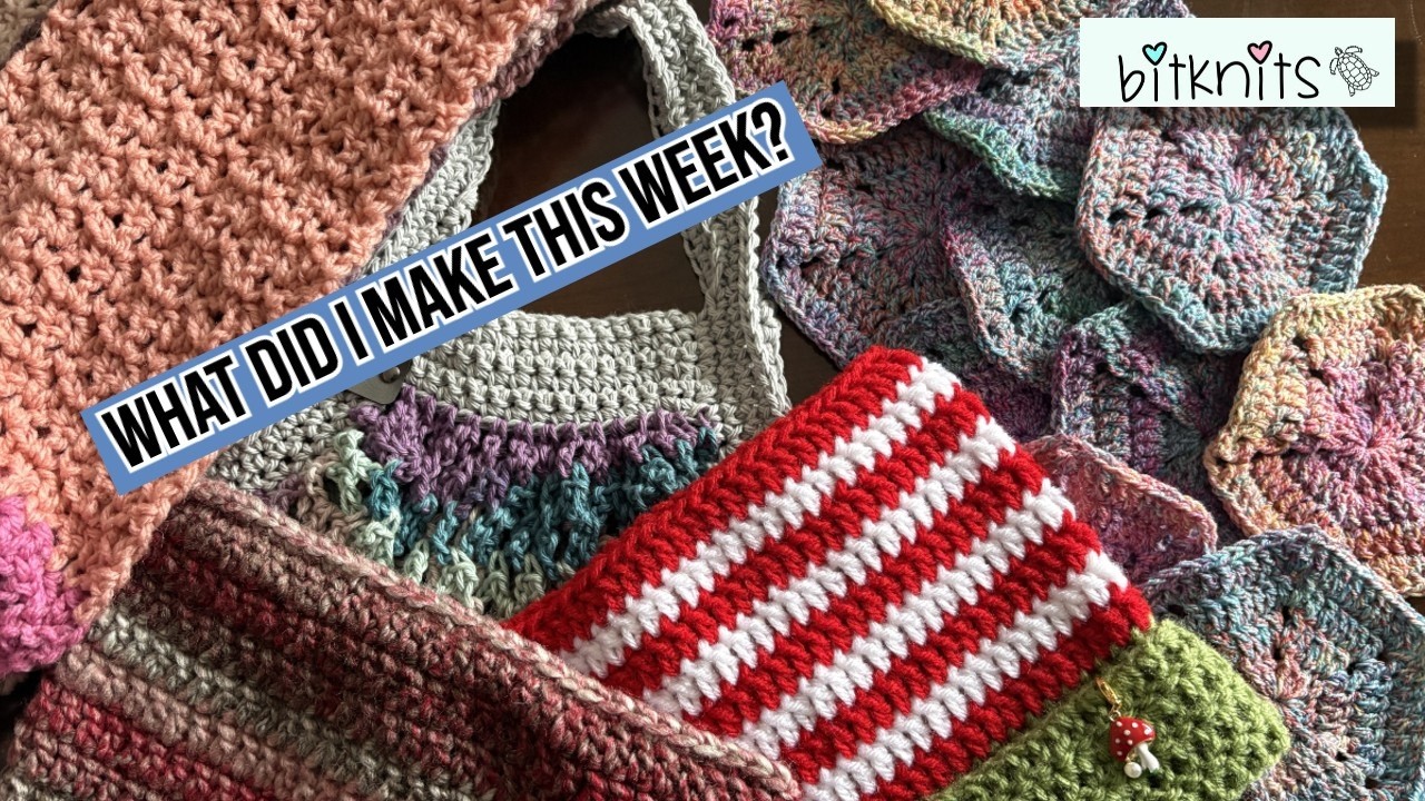 What Did I Make?! February 4, 2026 ~ HATS, COASTERS, BAGS and a COWL! 🧶🤩