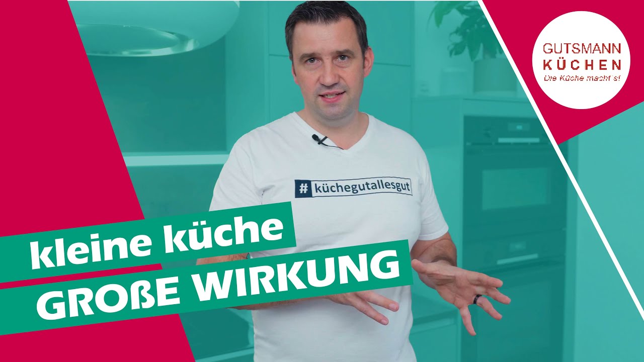 Wie kann man eine kleine Küche einrichten? Wie groß wirkt eine kleine Küche dann?