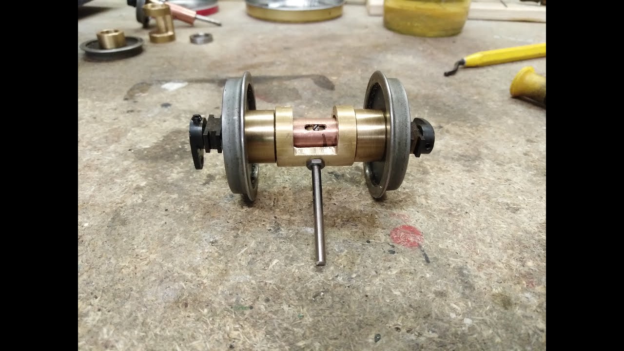 Klien-Lindner-Achsen im Modell für Spur G Echtdampf