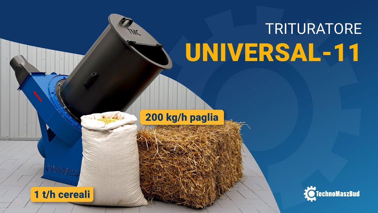 Trituratore / Frantumatore Universal-11 | Per paglia, fieno, cereali