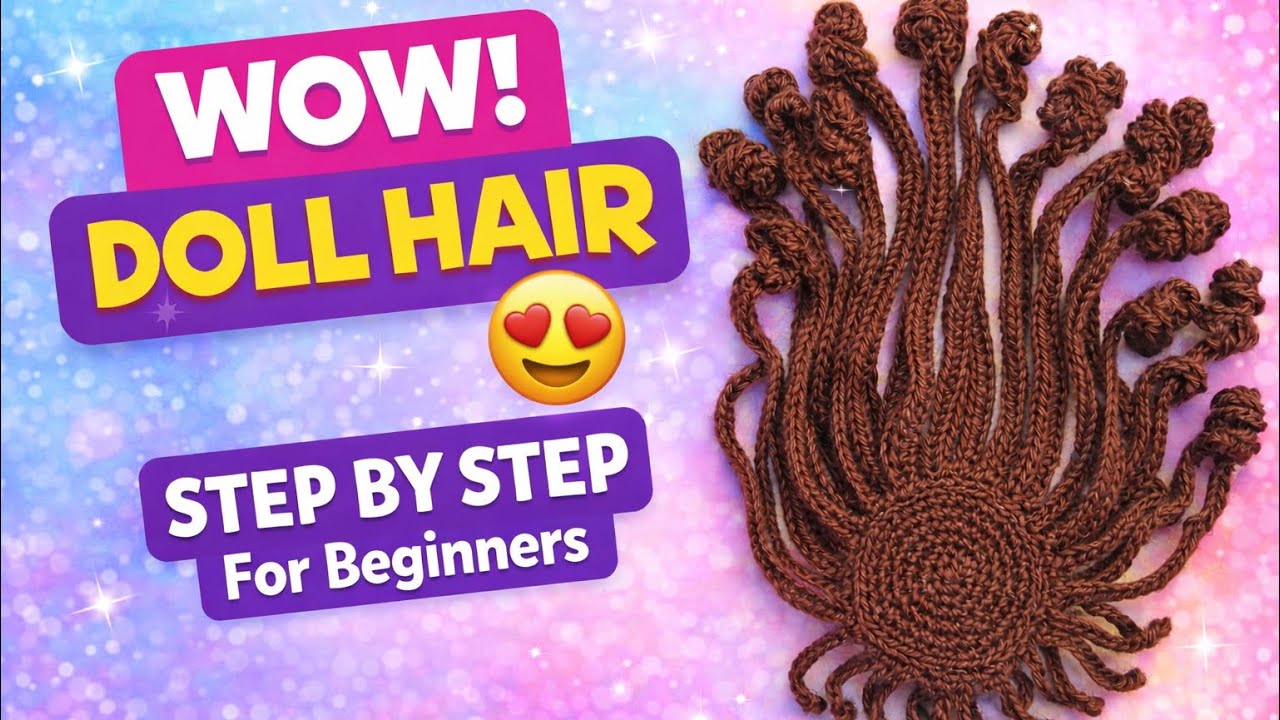 WOW! Doll Hair Tutorial || Step by Step for Beginners