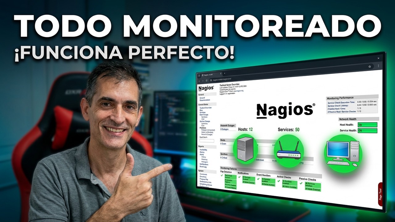 Guía de instalación de Nagios Core en Ubuntu Server 24.04 - Paso a paso en Español