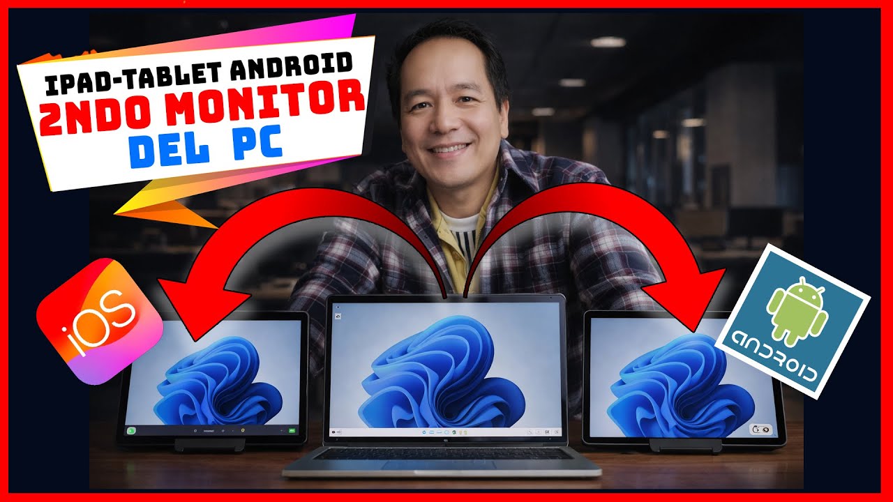 👀 El Tablet Android de la BASURA es mi NUEVO MONITOR del PC 😱