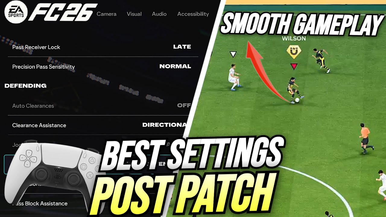 Лучшие игровые настройки после патча для увеличения времени реакции в EA FC 26!
