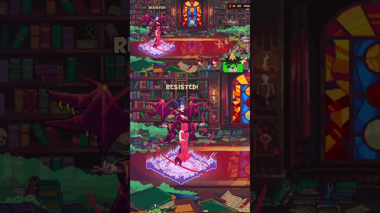 Huh... a boss with no elemental resistance... how about... status effects? | 