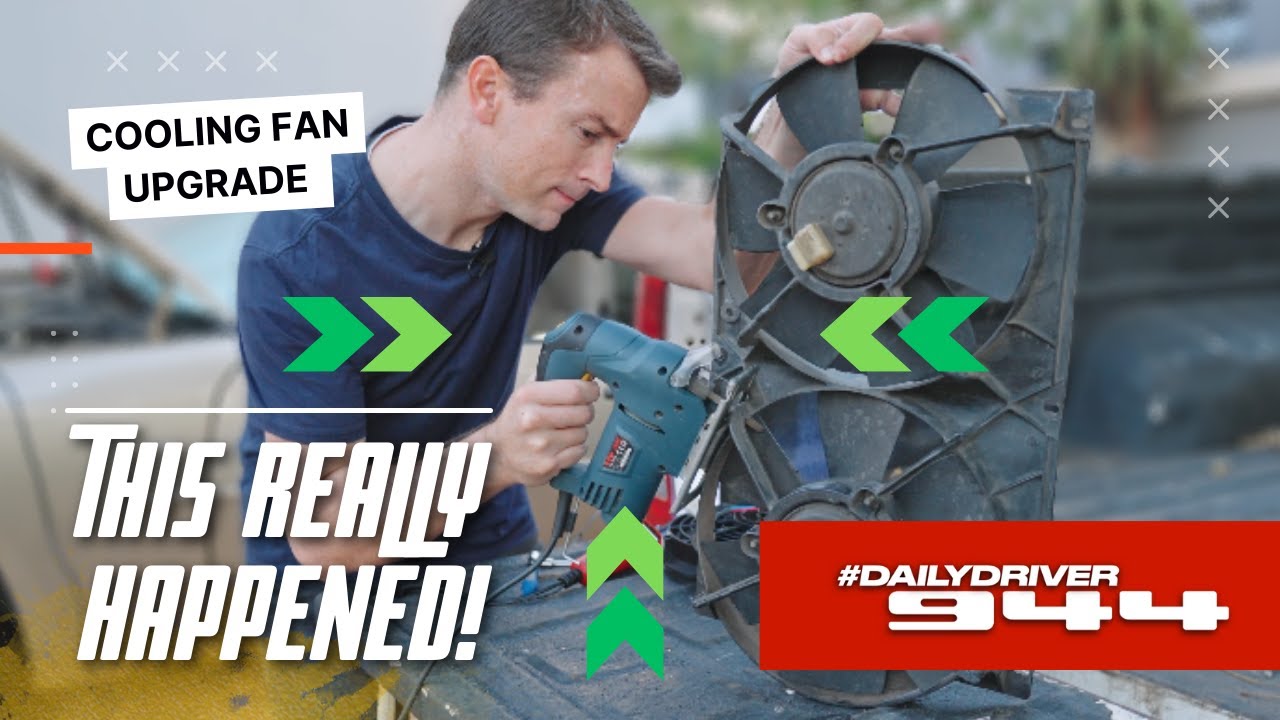 PORSCHE 944 DIY - OVERHEATING (Part 1): Cooling Fan Replacement | DailyDriver944