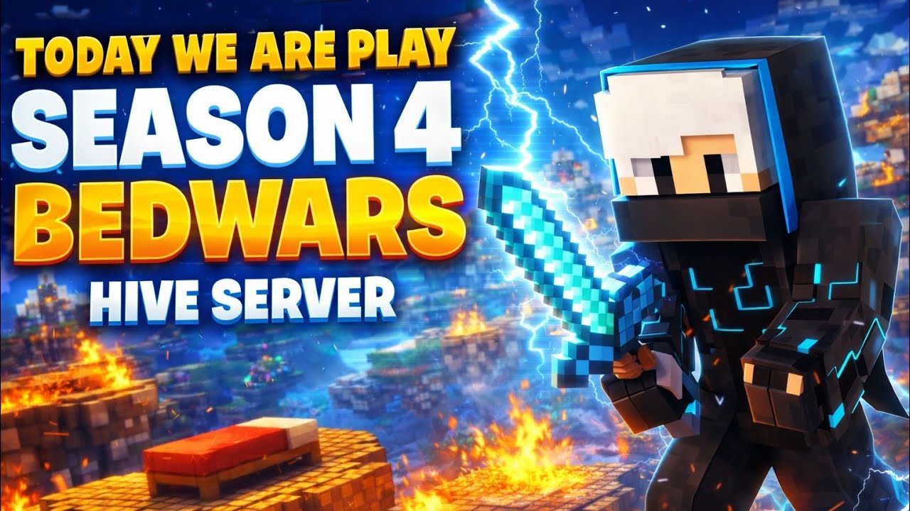 Today we are play Season 4 bedwars hive server