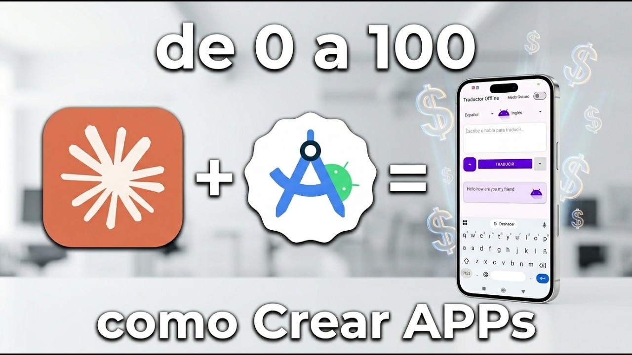C&oacute;mo Crear Aplicaciones M&oacute;viles con Inteligencia Artificial (Claude + Android Studio)