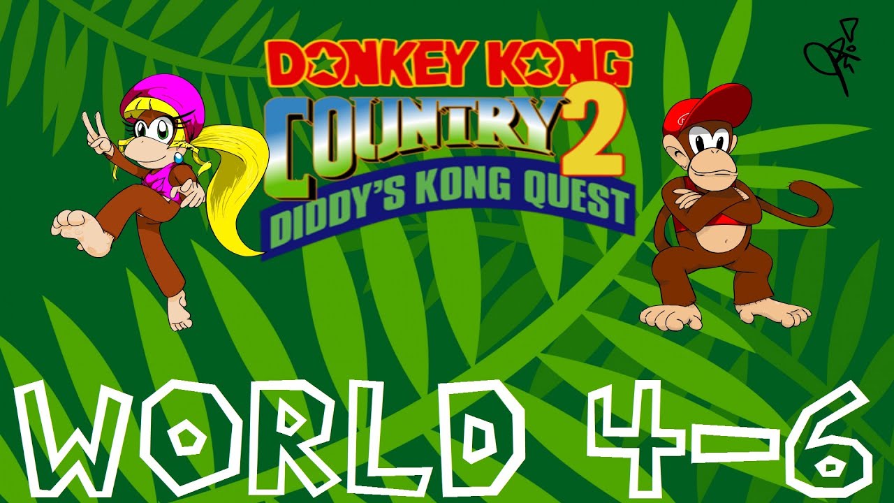 Donkey Kong Country 2 -- World 4-6: Rambi Rumble