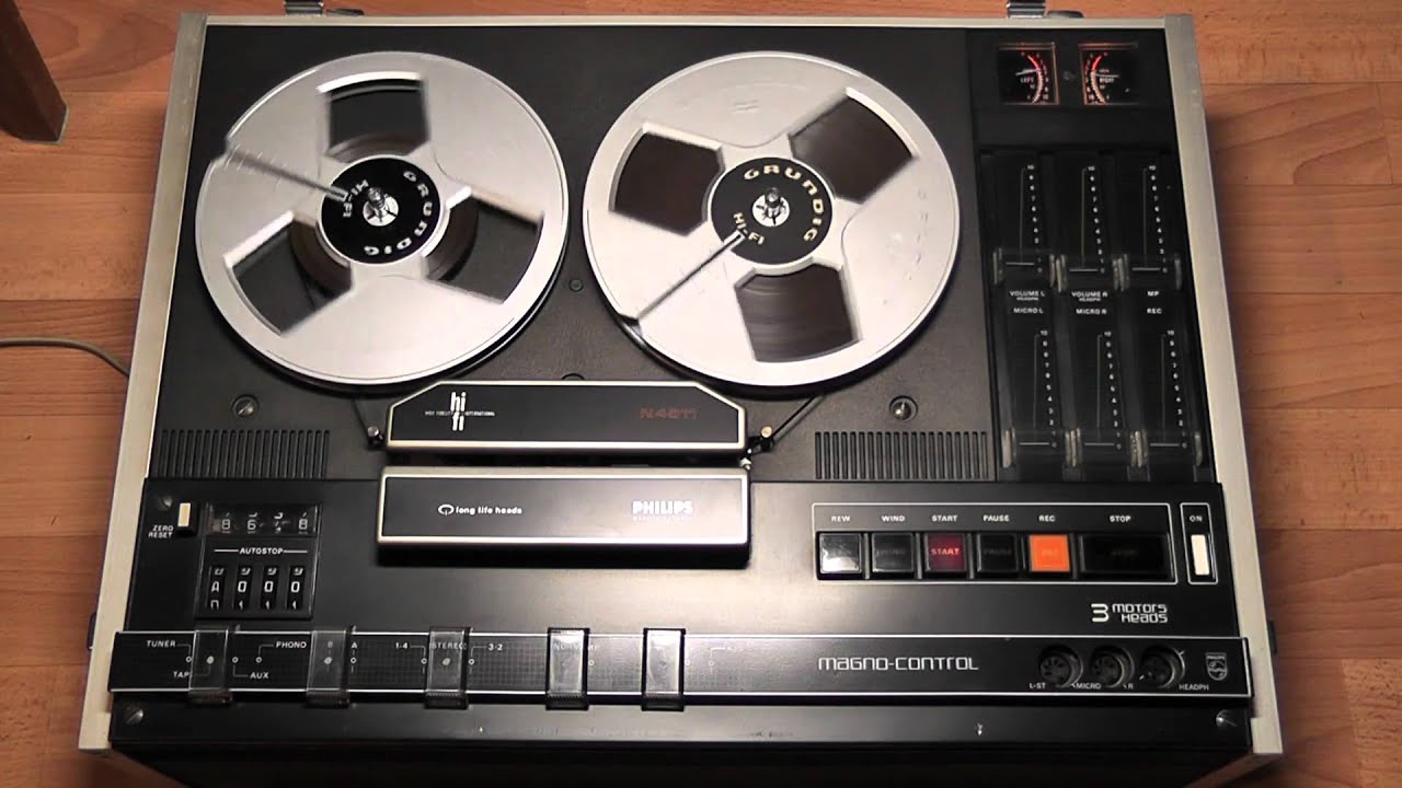 PHILIPS N4511 Hi-Fi STEREO REEL-TO-REEL STILL WORKING !!!