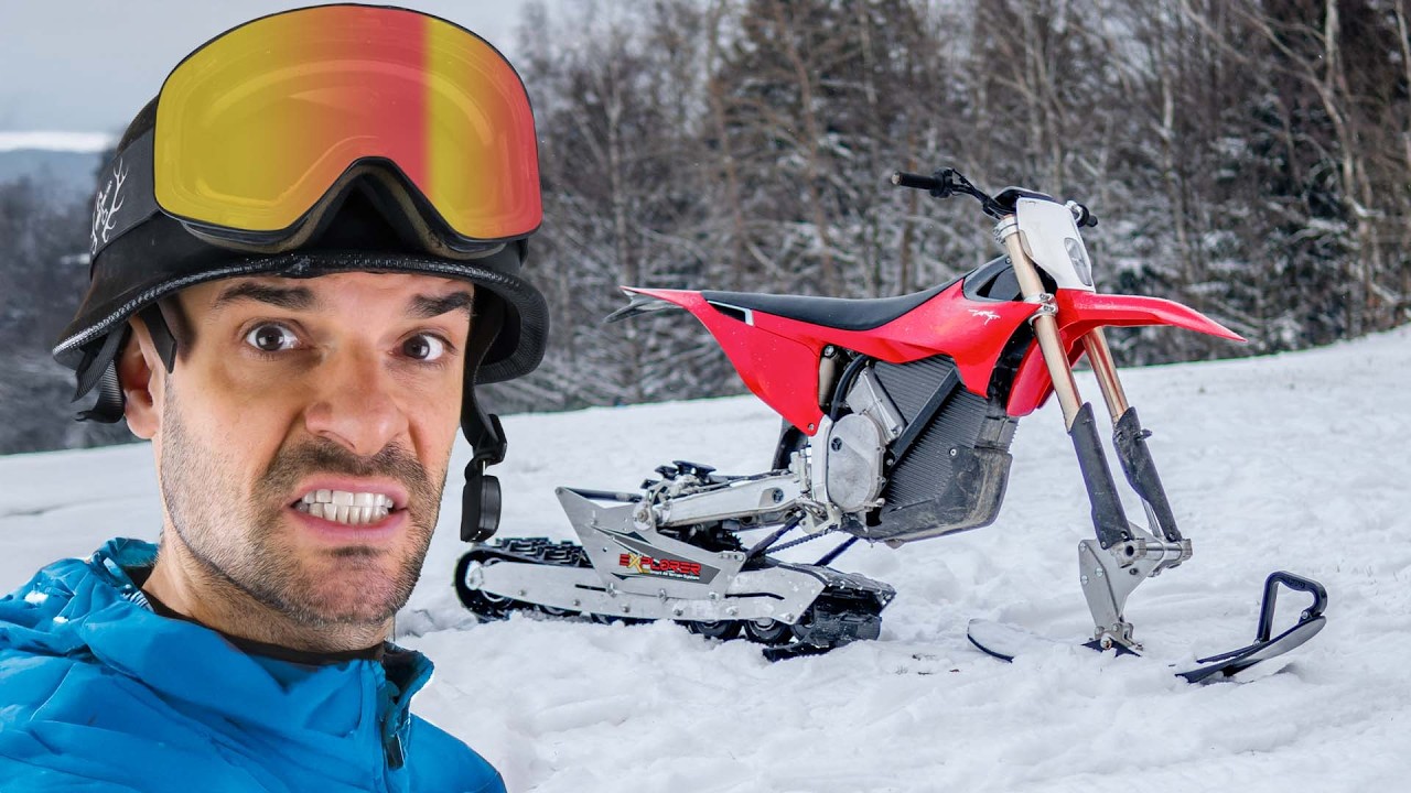 Erste SNOWBIKE STARK VARG der WELT