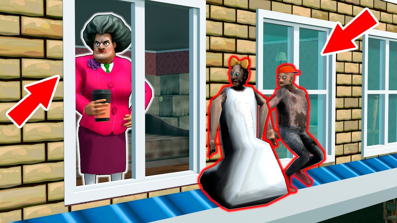 4 Ways to Rob Scary Teacher's House - funny horror school animation (p.69)