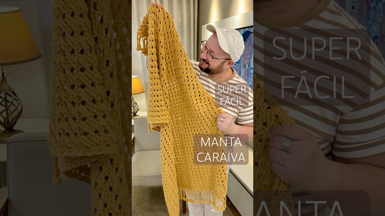 👆🏼👆🏼CLIQUE NO T&Iacute;TULO ACIMA 👆🏼E APRENDA A FAZER A MANTA CARAIVA ▶️ VC VAI AMAR!!