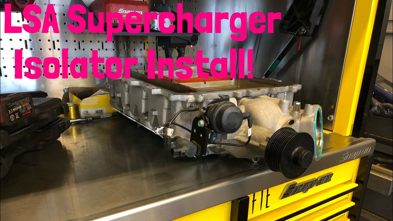 How to: Replace lsa supercharger isolator!