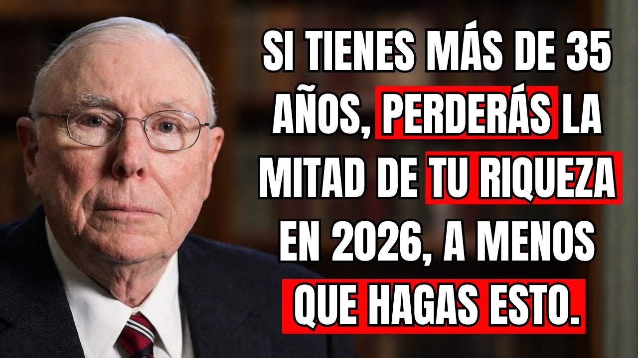 Charlie Munger: Las personas de 35 años en adelante perderán dinero en 2026 (a menos que hagas esto)
