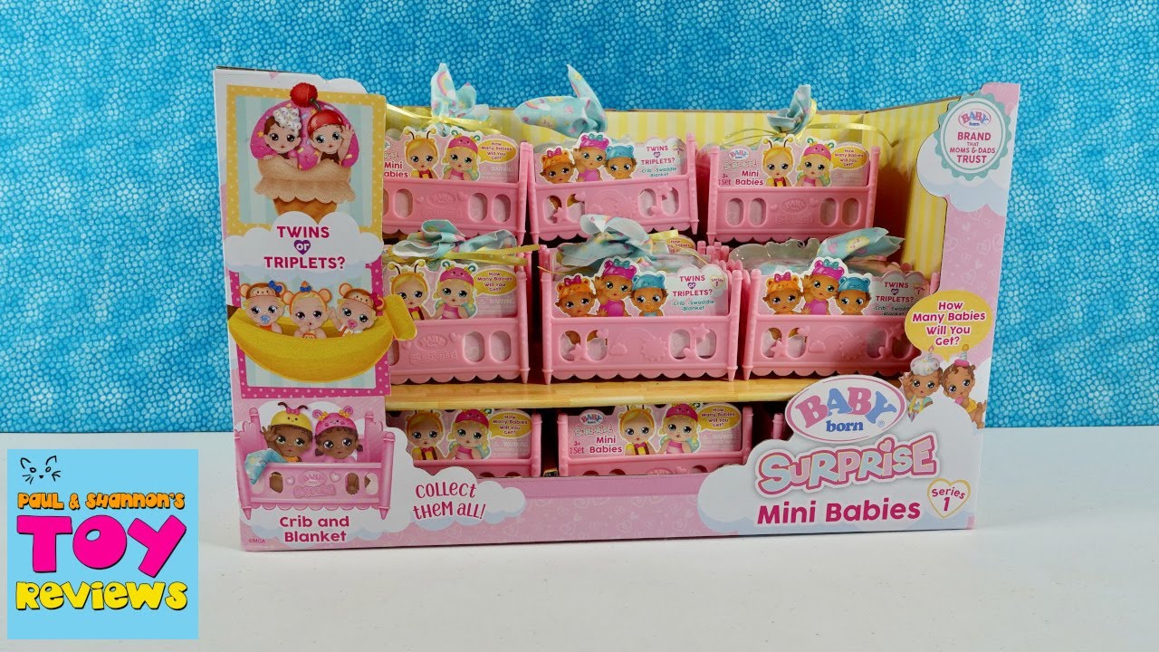Baby Born Surprise Mini Babies Blind Bag Doll Opening | PSToyReviews